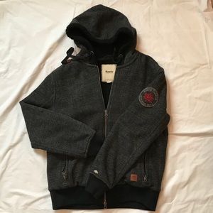 Roots thick Sherpa lined hoodie